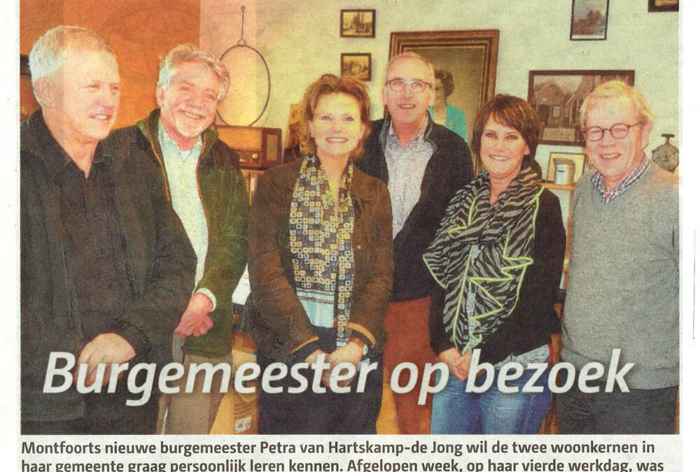 Burgemeester op bezoek