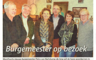Burgemeester op bezoek