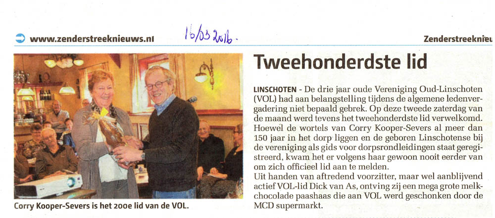 200-ste lid VOL