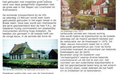 Inloopochtend: Dijkhuisje en theekoepel