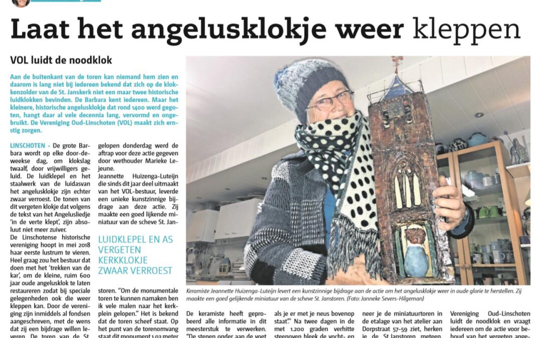Angelusklokje moet weer luiden