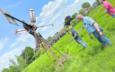 Hertogweidemolentje op weg naar de smid