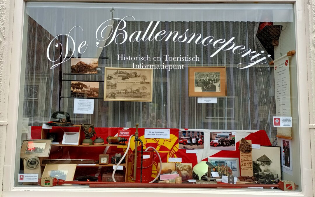 Foto’s van de opening Etalage-expositie 90 jaar Brandweer op zaterdag 1 februari 2025