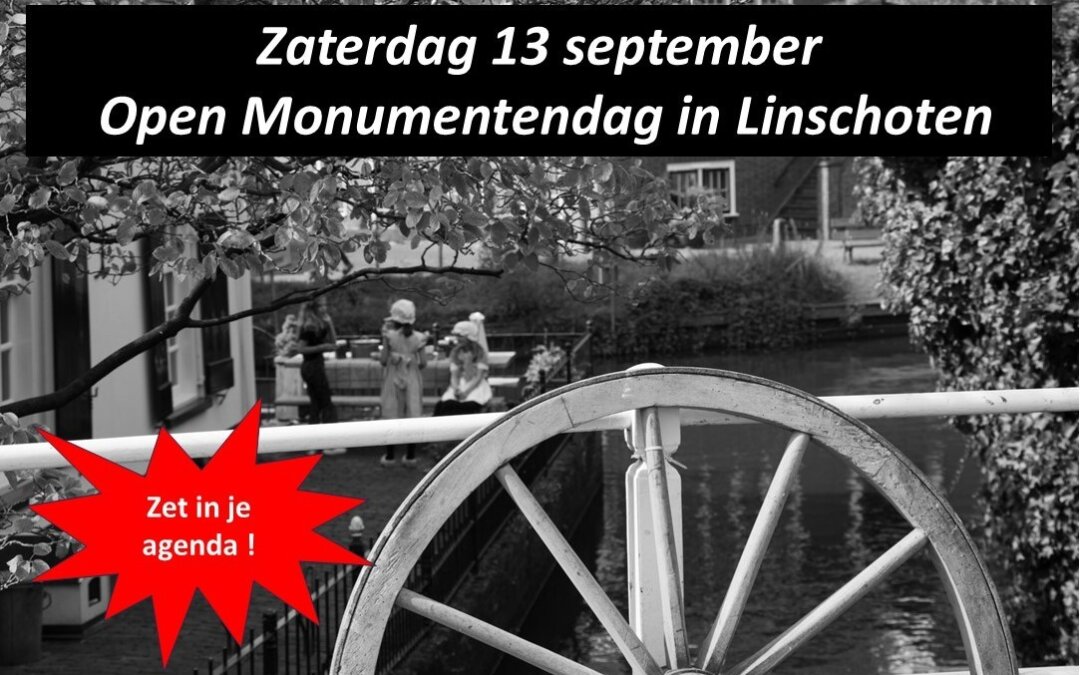 Open Monumentendag op zaterdag 13 sept. 2025